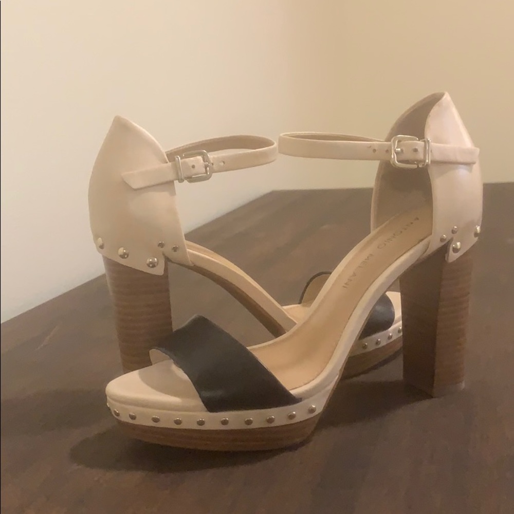 Antonio Melani color block heels